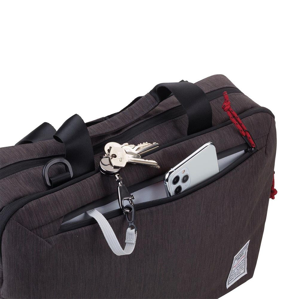 TROIKA Laptop Briefcase for 15.4 Inch Laptop BUSINESS BRIEFCASE XXL - Grey