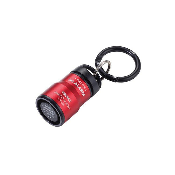 Troika Amigo Handbag Keyring Alarm - Black & Red