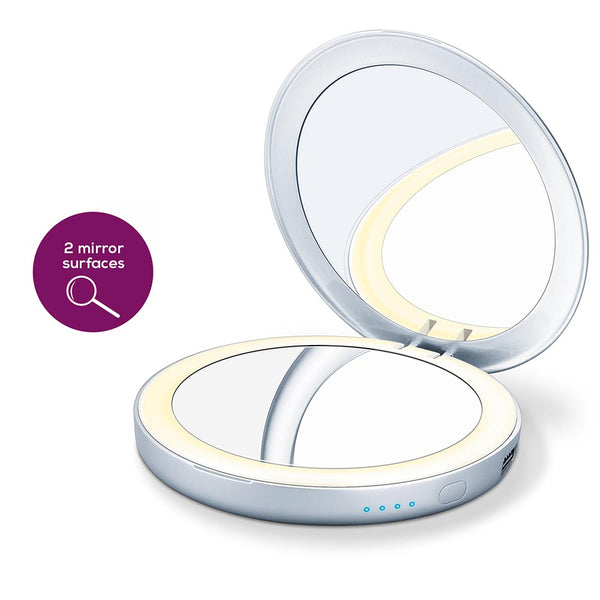 Beurer BS 39 LED Cosmetic Mirror With Powerbank