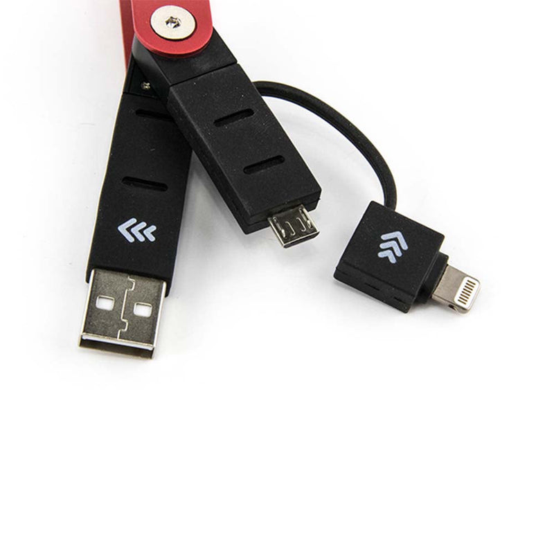 Troika Walker USB Charging and Data Transfer Cable - Red