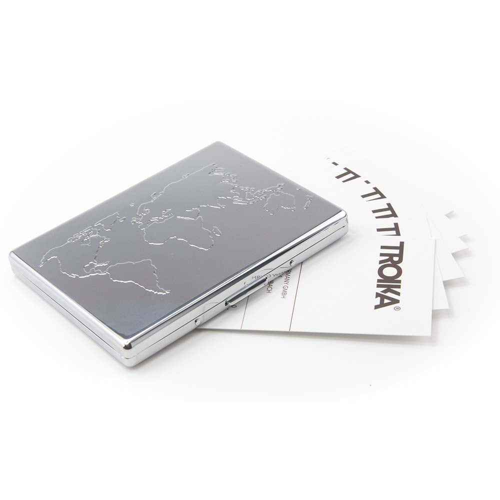 Troika Credit Card Case Business World- Silver