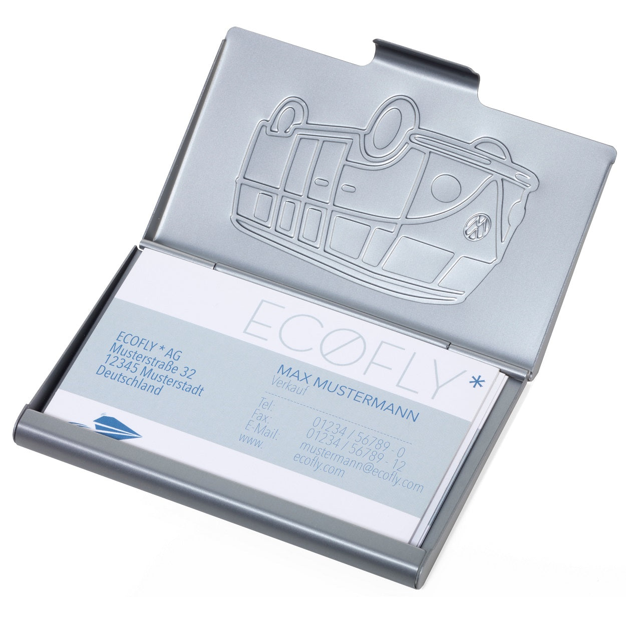 TROIKA Credit Card Case with RFID Shielding VW COMBI T1 BULLI