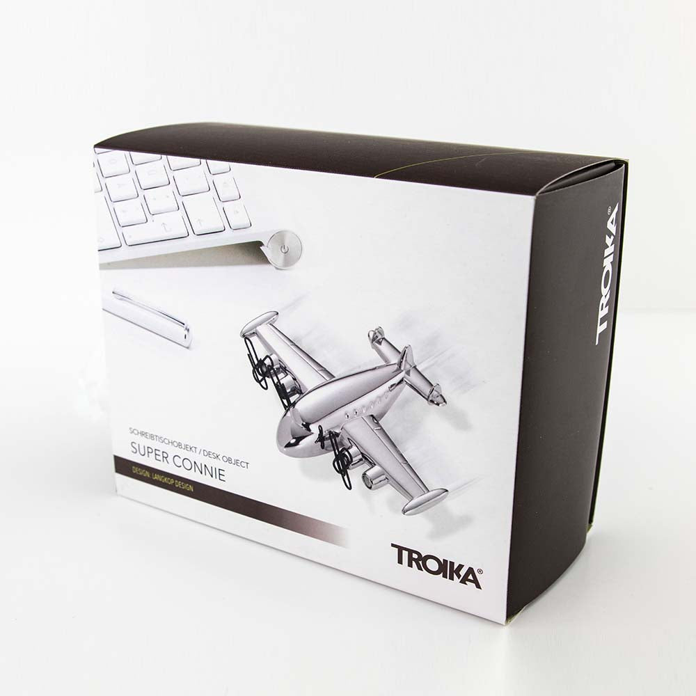 TROIKA Paper Weight with Magnet for Paperclips Super Connie