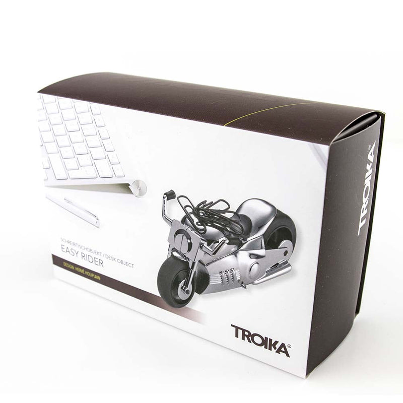 TROIKA Paper Weight with Magnet for Paperclips Easy Rider