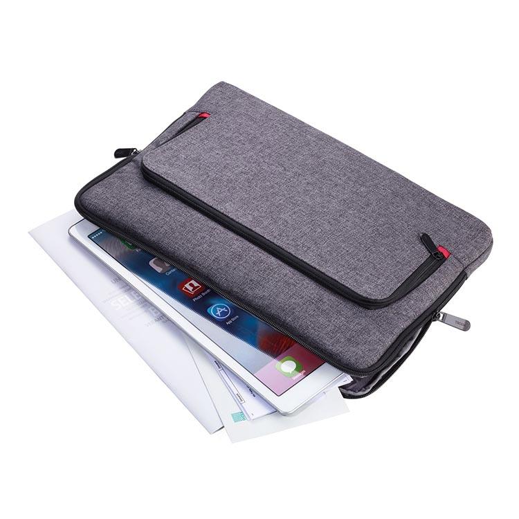 TROIKA Laptop Bag & Portfolio Document Bag for Tablet up to 13": Grey