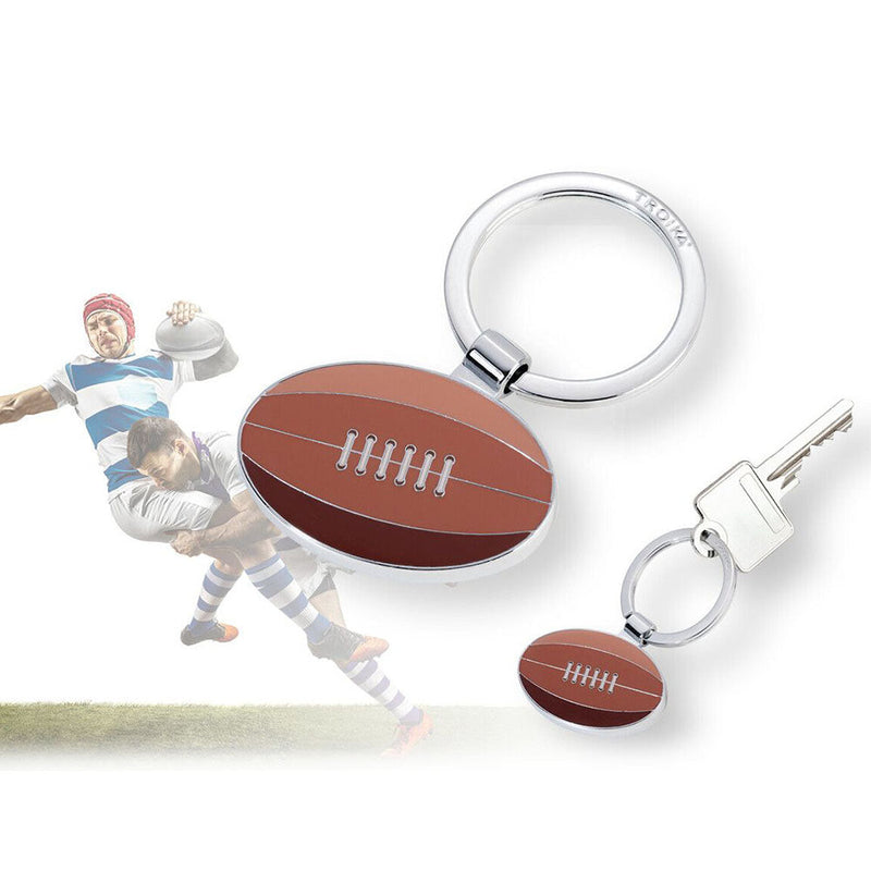 TROIKA Rugby Ball Keyring - World Cup & Springbok Supporters & Fans