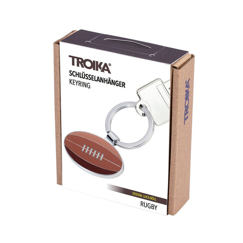 TROIKA Rugby Ball Keyring - World Cup & Springbok Supporters & Fans