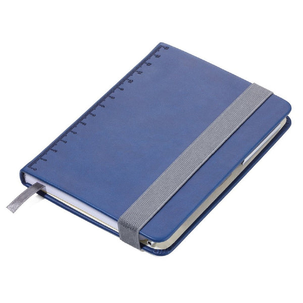 TROIKA Notepad A6 with Slim Multitasking Ballpoint Pen - Blue
