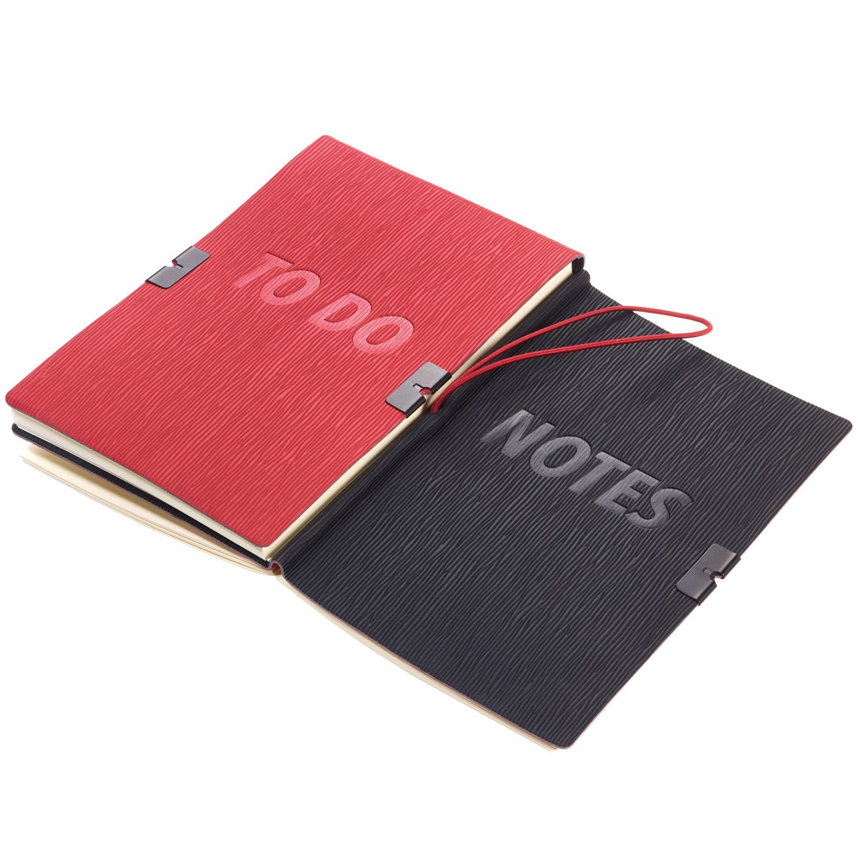TROIKA Notepads DIN A6 with Back-to-Back Notepads NOTES and TO DO