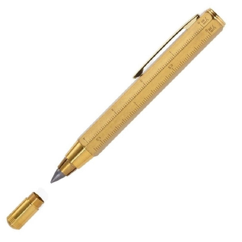 TROIKA Carpenter's Pencil Thick ZIMMERMANN 5,6 – Antique Brass Colour
