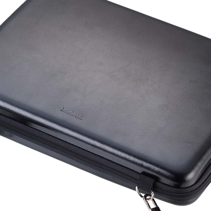 TROIKA Laptop Portfolio Bag EVERY DAY CARRY Imitation Leather - Black
