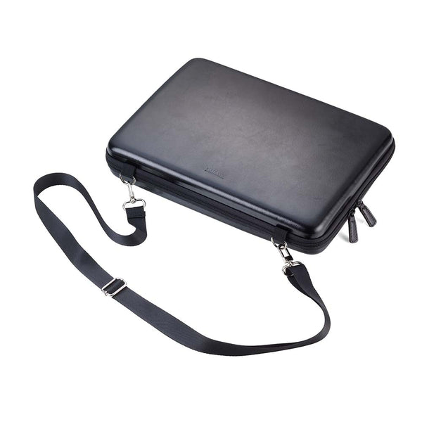 TROIKA Laptop Portfolio Bag EVERY DAY CARRY Imitation Leather - Black