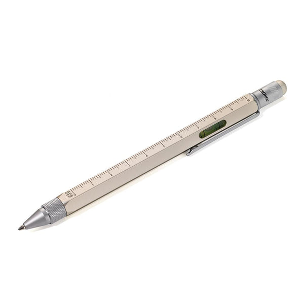 Troika Multitasking ballpoint pen "CONSTRUCTION" (Metallic Gold)