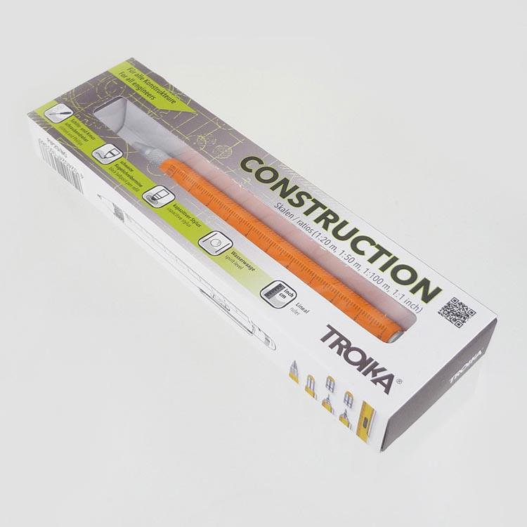 Troika Multitasking ballpoint pen "CONSTRUCTION" (Neon Orange Silver)