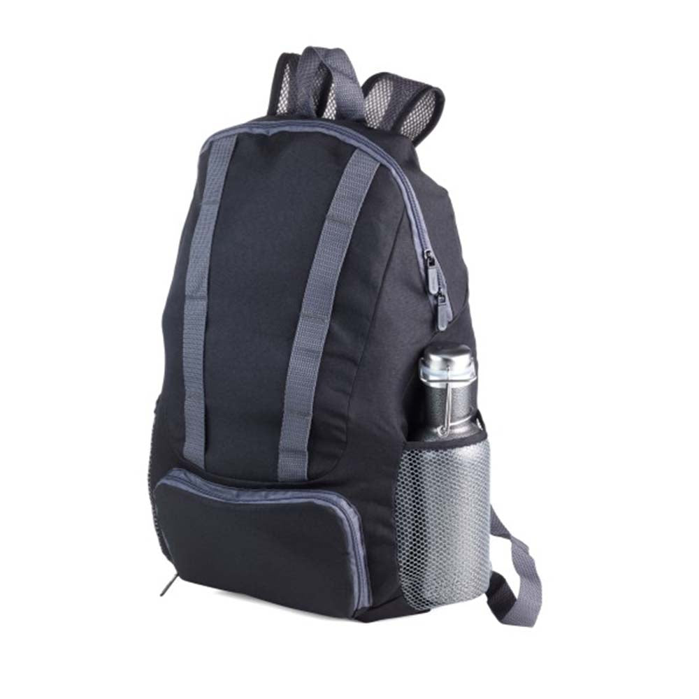 TROIKA Backpack Foldable BAGPACK 12 Litre - Black/Grey