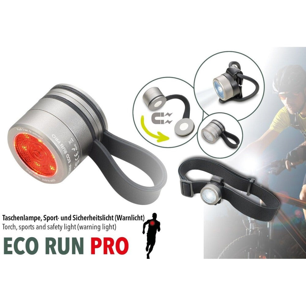 TROIKA Rechargeable LED Safety Torch for the Outdoors ECO RUN PRO + MAGNET